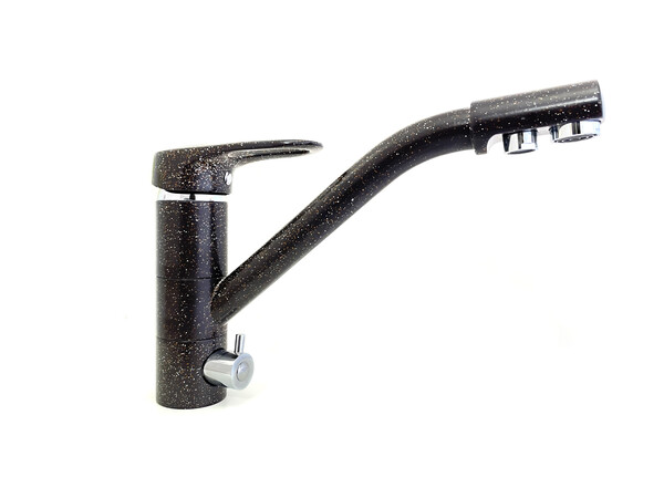 Смеситель Кухня GRANICOM 013 излив с подключением питьевой системы (марокко), 40 картридж