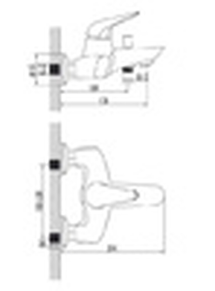 LM4232C Poseidon Смеситель для ванны с коротким изливом, хром LEMARK