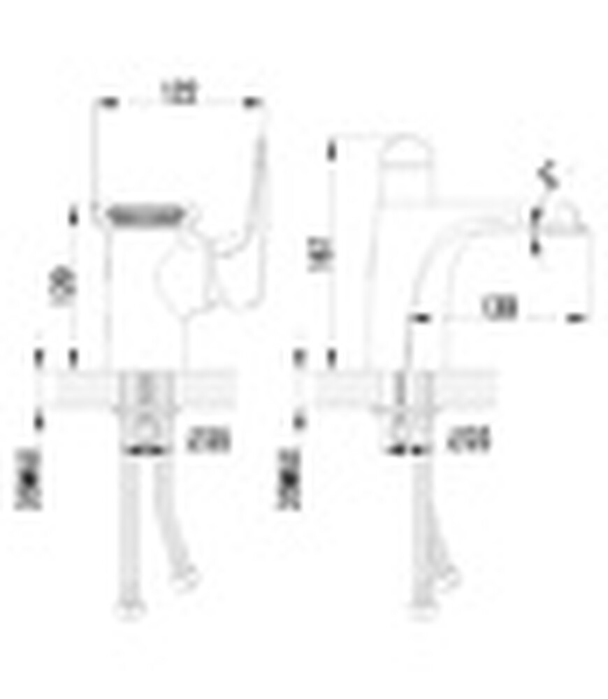 LM4346C Shift Смеситель для умывальника, монолитный, каскадный, эко-картридж 40мм, хром LEMARK