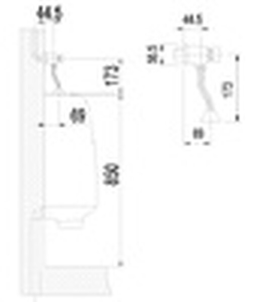 LM4612C Project Смывное устройство для писсуара порционно-нажимное, хром LEMARK