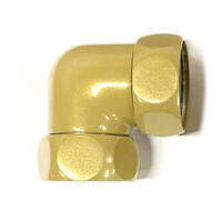 Соединение угловое г/г 1х1" (Золото) 10734