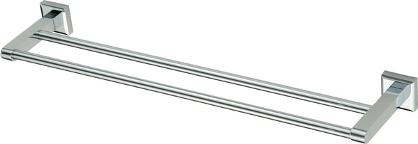 S-609548 Держатель для полотенец прямой (2-ой) 60 см Хром SAVOL ***
