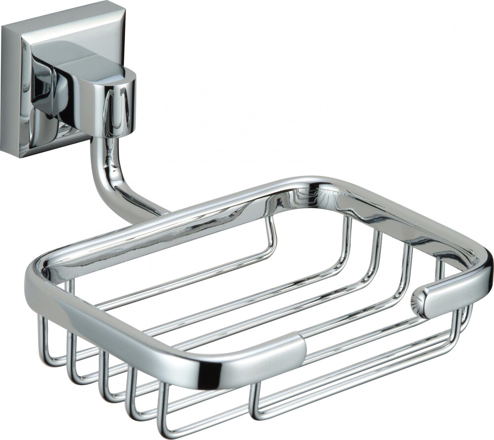 S-009532 Мыльница решетка настенная Хром SAVOL