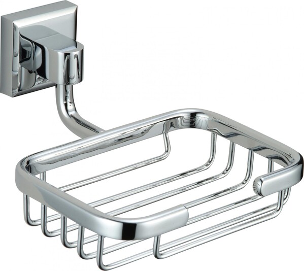 S-009532 Мыльница решетка настенная Хром SAVOL