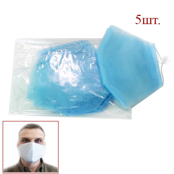 Салфетка одноразовая на резинках (5 шт)