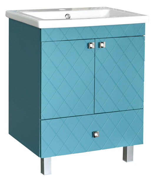 Подстолье SANTREK HOME "Аквамарин-70" (Софт Бриз) 2 двери 1 нижний ящик под умывальник "Como-70" 700х780х430