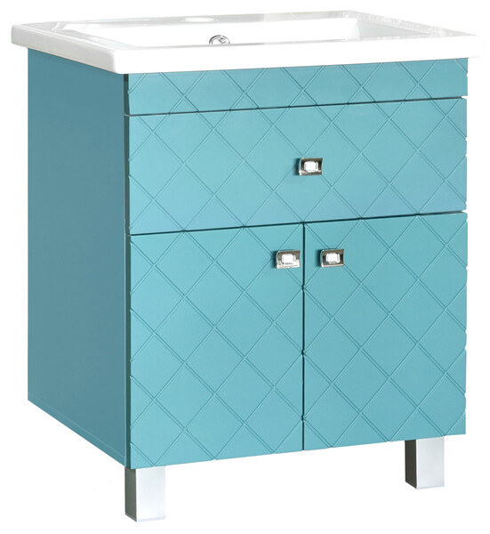 Подстолье SANTREK HOME "Аквамарин-70" (Софт Бриз) 2 двери 1 верхний ящик под умывальник "Como-70" 700х780х430