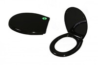 Сидение для унитаза "Элегант" ЧЕРНОЕ г.Киров (80)