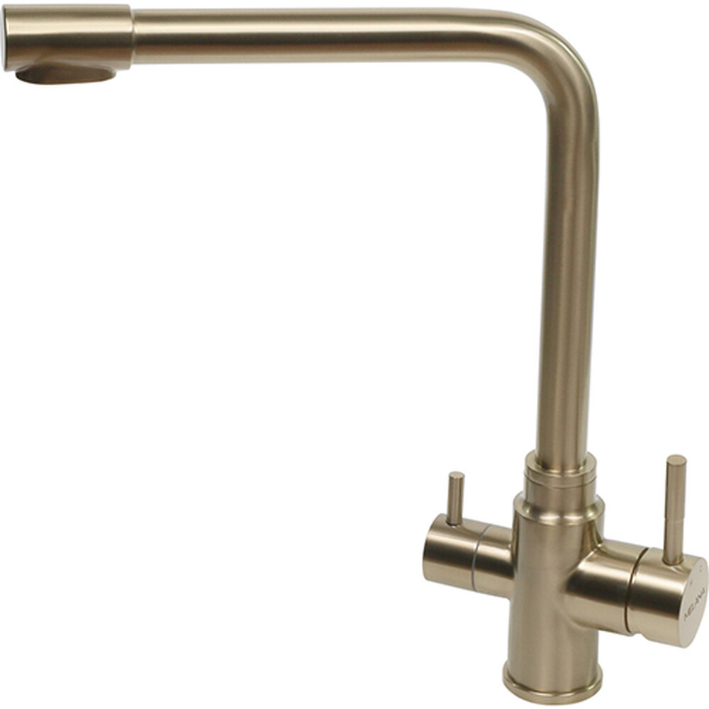 F9505НG Смеситель Кухня однорычажный с перекл.на фильтр ЗОЛОТО MLN ***