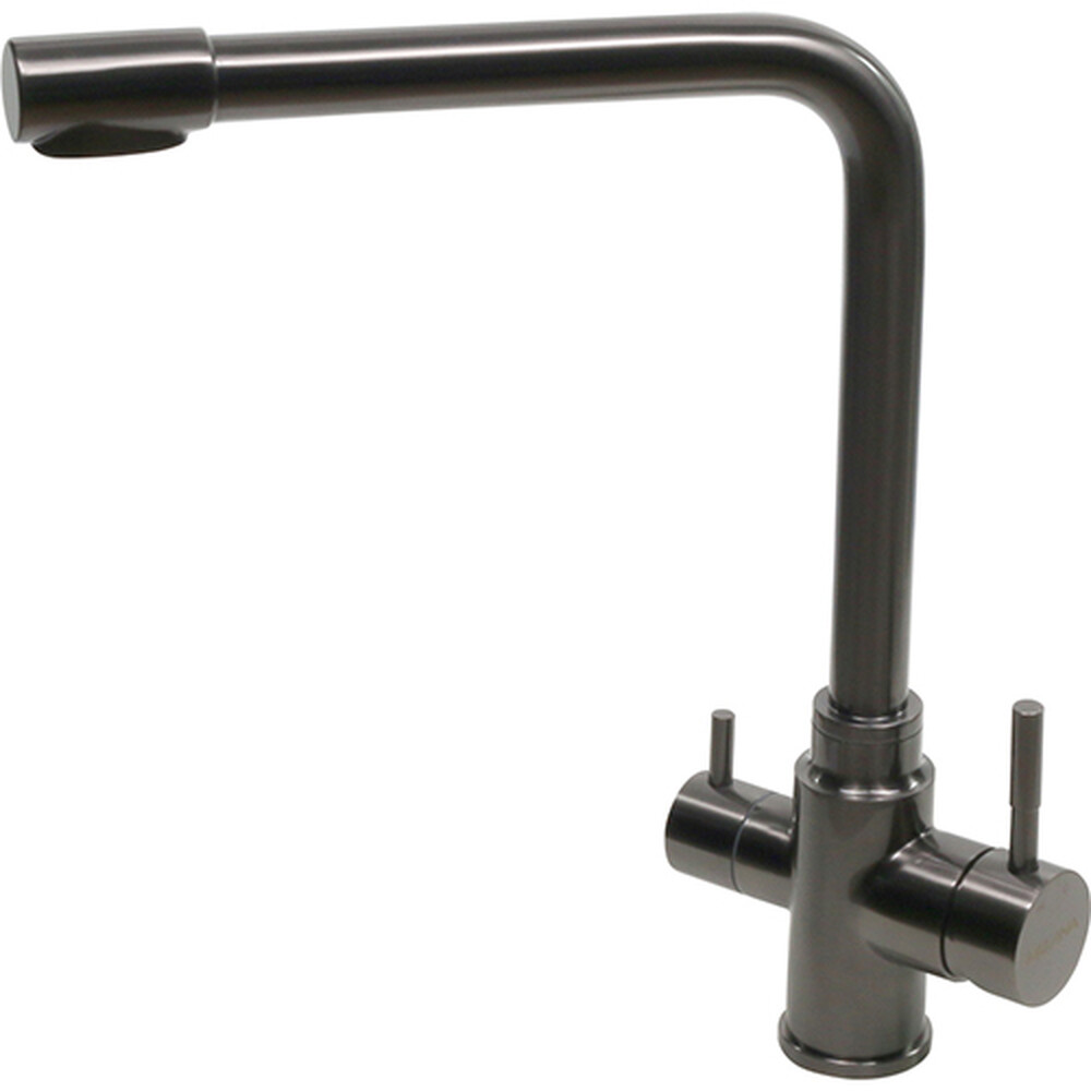 F9505НВ Смеситель Кухня однорычажный с перекл.на фильтр ГРАФИТ MLN ***