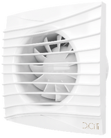 Вентилятор ERA DICITI D125 SILENT 5C канальный осевой вытяжной с обратным клапаном, декоративная решетка