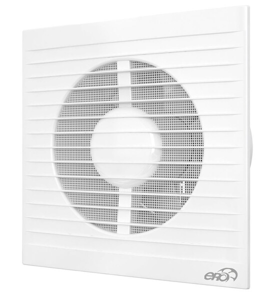 Вентилятор ERA D125 E 125 S канальный осевой вытяжной с антимоск. сеткой, декор. решетка 