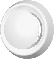 Анемостат ERA приточно-вытяжной регулируемый с фланцем АБС D100 (10АПВП)