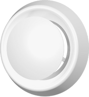 Анемостат ERA приточно-вытяжной регулируемый с фланцем АБС D150 (15АПВП)