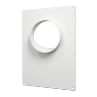 Площадка торцевая пласт. ERA 180х250/ фланец D100 (100ПТП)