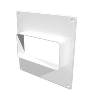 Площадка торцевая пласт. ERA 150х150/ фланец 55х110 (511ПТП)