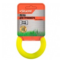 GT3535-2.0-S-15 Леска для триммера, d=2.0мм, l=15м, КРУЧЕНЫЙ КВАДРАТ, металл., картон, Sturm!