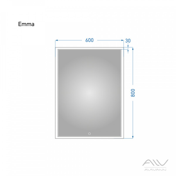 Зеркало EMMA 60 р-р: Alavann