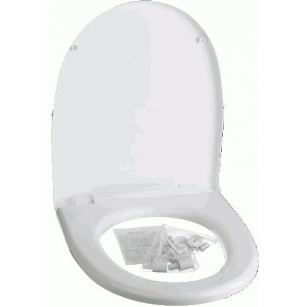 Сиденье Псков "Уклад" (79) к унит. "СОНАТА" , "ПРАЙМ" SC (микролифт) Белое