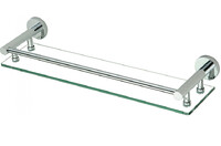 S-508791Полка прямая (стеклянная) 50 см Хром SAVOL ***