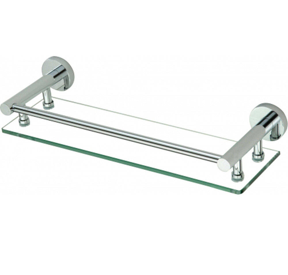 S-408791 Полка прямая (стеклянная) 40 см Хром SAVOL
