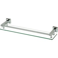 S-509591 Полка прямая (стеклянная) 50 см Хром SAVOL ***