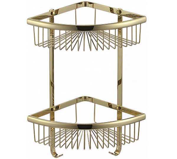 S-005854-2 Полка решетка угл. 2-я хром SAVOL***