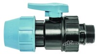 Кран шаровый 20х1/2" ц/ш ПЭ UNIDELTA