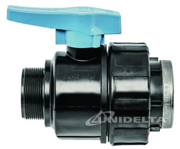  Кран шаровый 1/2" г/ш ПЭ UNIDELTA   РАСПРОДАЖА !!!