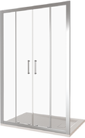 Душ.ограждение GOOD DOOR LATTE WTW-TD-170-G-WE Прямое, стекло ГРЕЙП мм (без поддона и автослива)