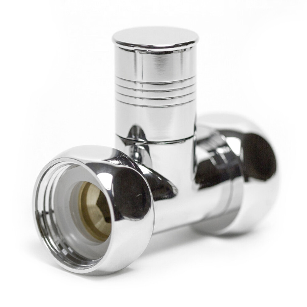 Вентиль прямой 1х1 г/г для п/с хром