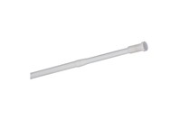 Карниз д/ванной  белый раздвижной, длина 110-200 см, d=25 металлич. CTK-302IR/SANTREK HOME