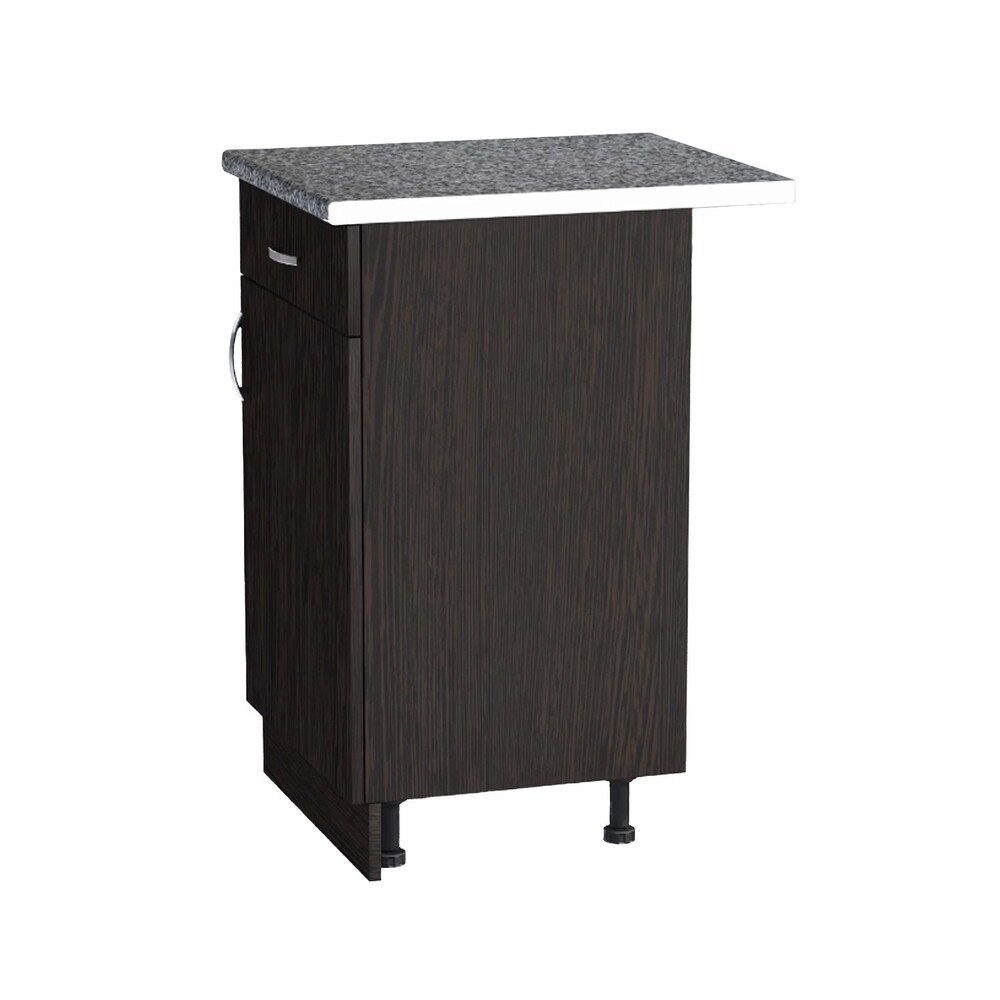 Рабочий стол 40 цвет Венге (1 ящик) столешница Гранит SANTREK HOME (ЛДСП)