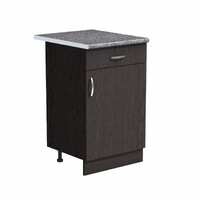 Рабочий стол 50 цвет Венге (1 ящик) столешница Гранит SANTREK HOME (ЛДСП)