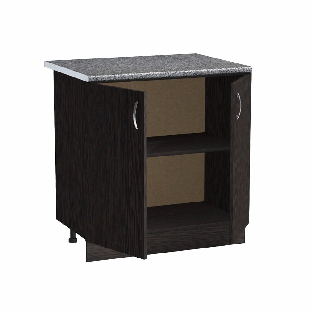 Рабочий стол 80 цвет Венге столешница Гранит SANTREK HOME (ЛДСП)