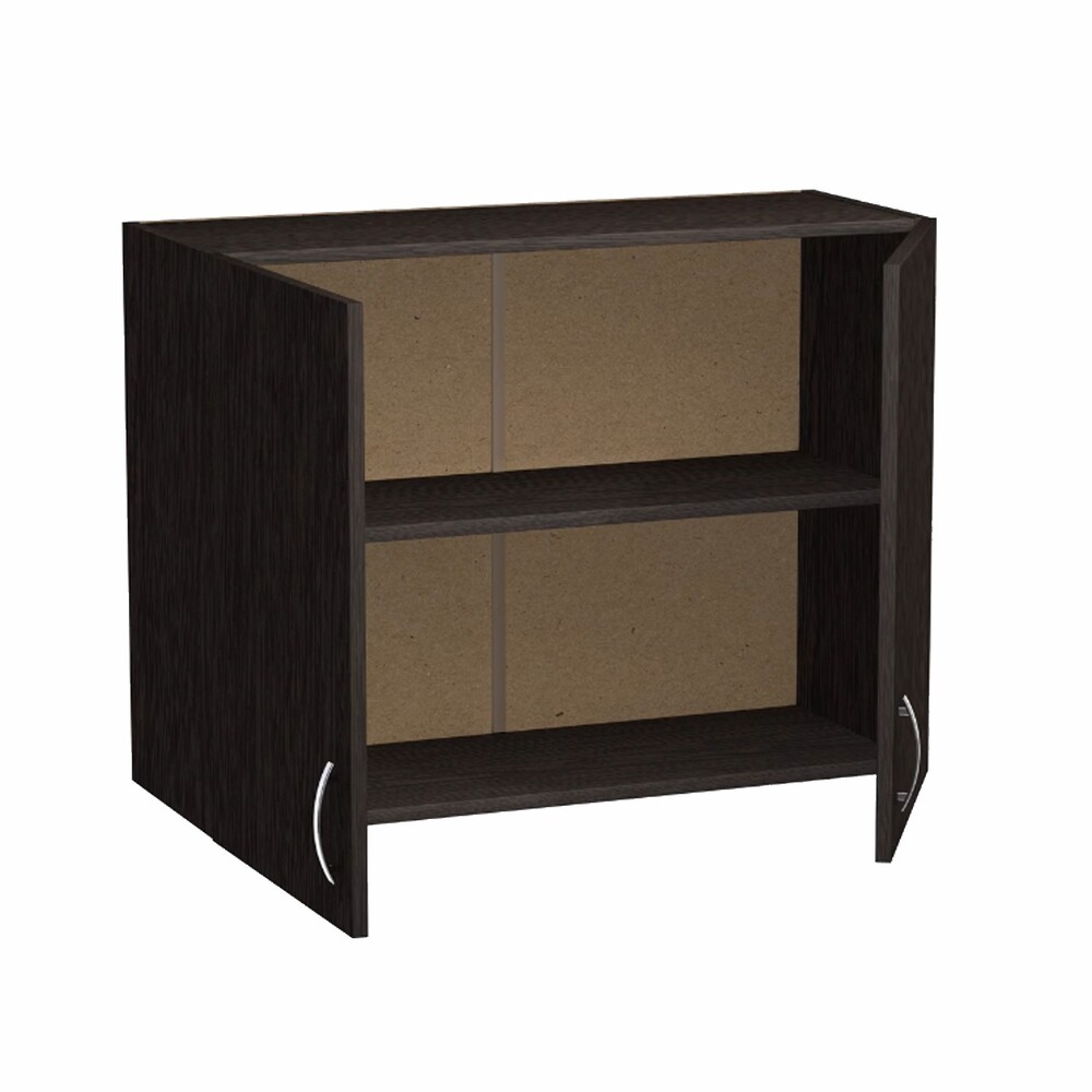 Шкаф для посуды 80 цвет Венге SANTREK HOME (ЛДСП)