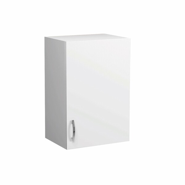 Шкаф для посуды 40 цвет Белый SANTREK HOME (ЛДСП)