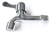 Кран водоразборный 1/2" с аэратором (ХРОМ) SANTREK AQUA-1001