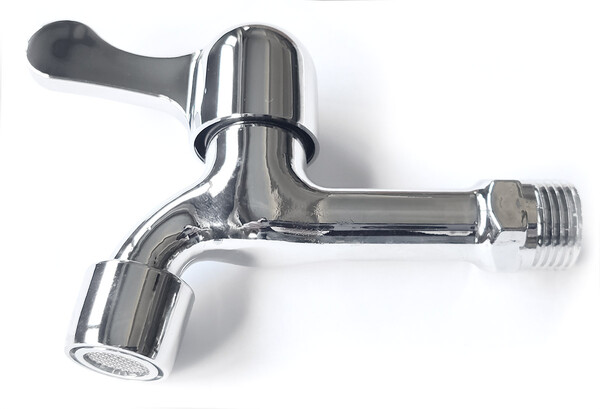 Кран водоразборный 1/2" с аэратором (ХРОМ) SANTREK AQUA-1001