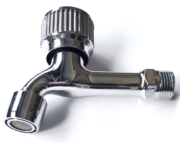 Кран водоразборный 1/2" с аэратором (ХРОМ) СТК/SANTREK AQUA-1003