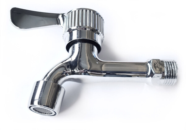 Кран водоразборный 1/2" с аэратором (ХРОМ) СТК/SANTREK AQUA-1004