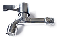 Кран водоразборный 1/2" с аэратором (ХРОМ) СТК/SANTREK AQUA-1005