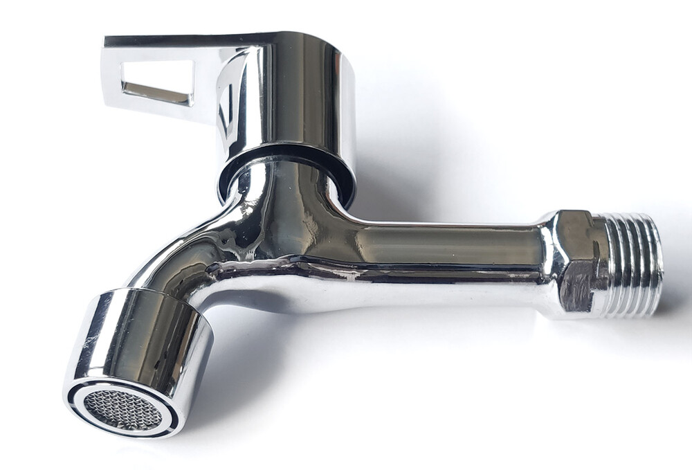 Кран водоразборный 1/2" с аэратором (ХРОМ) СТК/SANTREK AQUA-1008