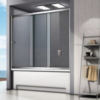Шторка SCREEN WTW-140-G-CH стекло ГРЭЙП, 4 мм GOOD DOOR ПД00108