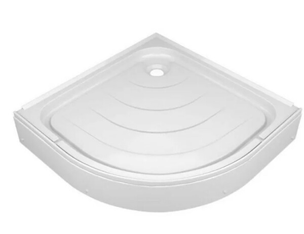 Поддон Erlit 1/4 круга 90x90x17, в сборе ER 9017D (без сифона)