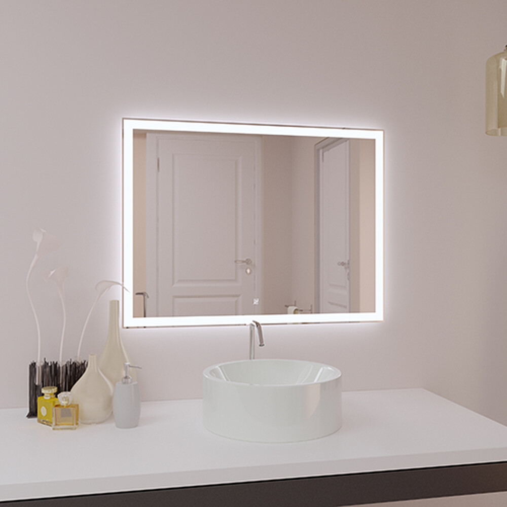 Зеркало SANTREK HOME с LED подсветкой "КРИСТАЛЛ" 900х600мм