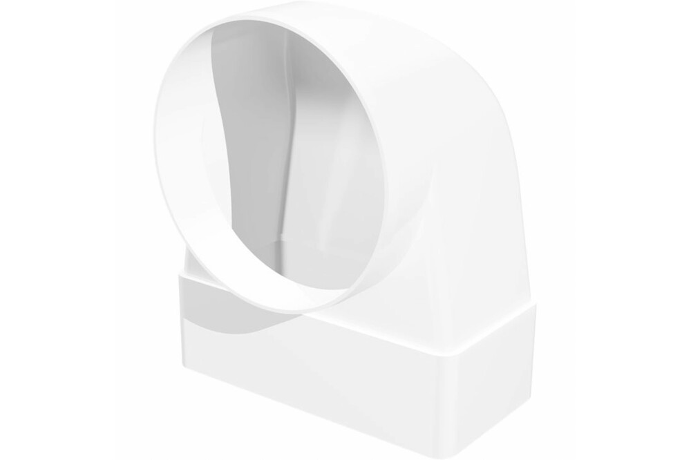 Соединитель плоского канала с круглым УГЛОВОЙ SANTREK AIR СК100ФП 60120 