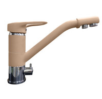 Смеситель Кухня GRANFEST  (2624-1) d=40 с краном пить.воды  (топаз)