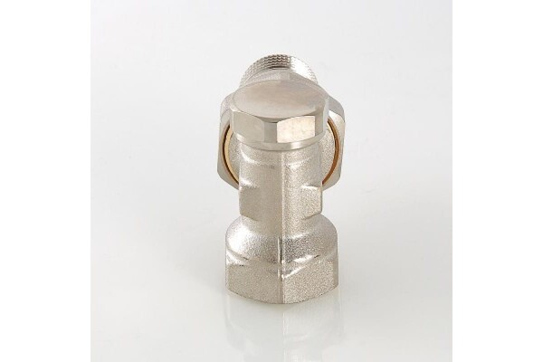 Клапан VALTEC настроечный угловой 1/2" (с доп. уплотнением) (VT.019.NR.04)