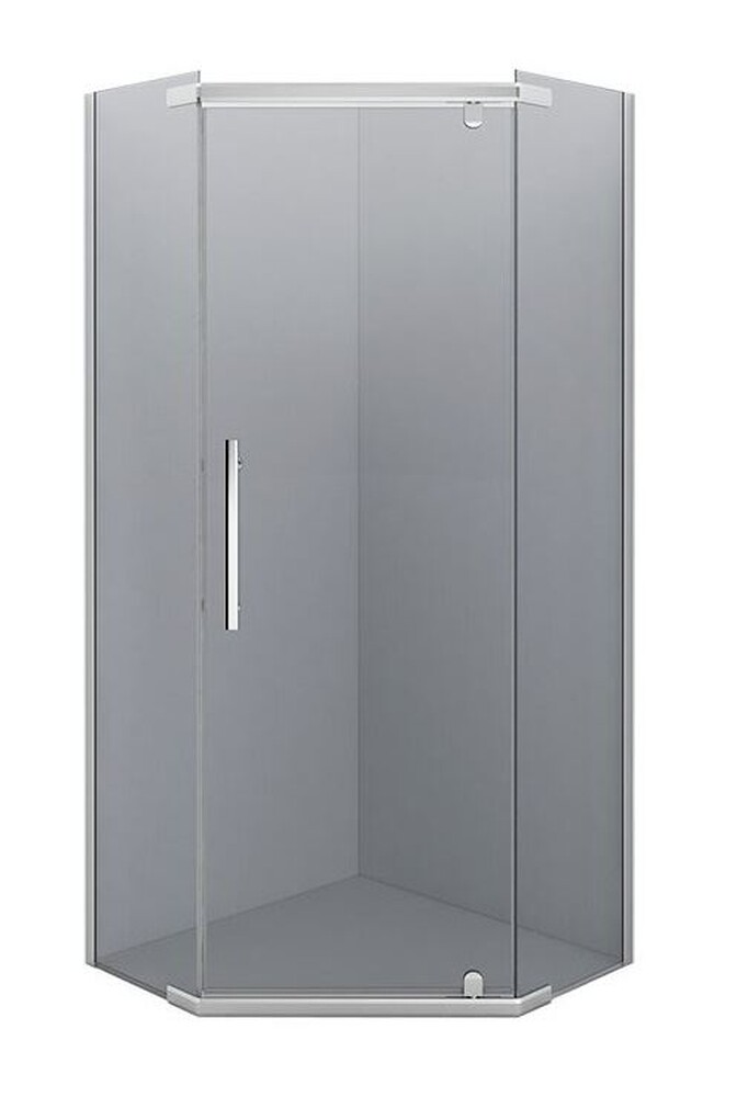 Душевое ограждение ERLIT ER10110V-C4 (100*100*200) стекло тонированное 6 мм. 3к.